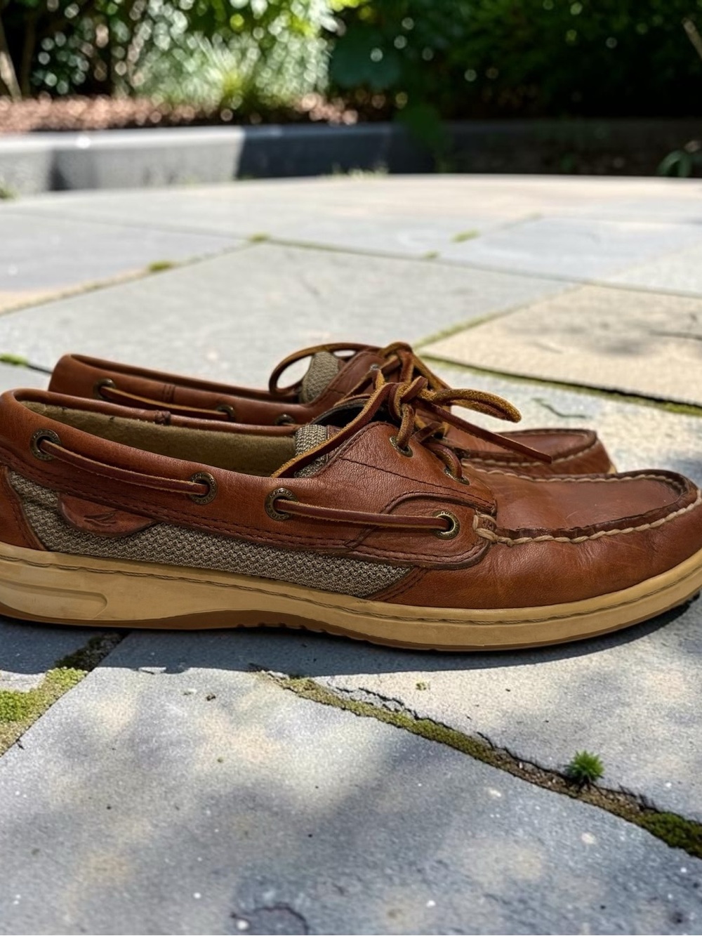 Sperry Bluefish Topsiders Leather Boat Shoes VGUC
